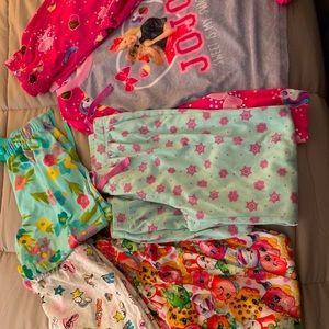 Girls lot of sleepwear size 10/12